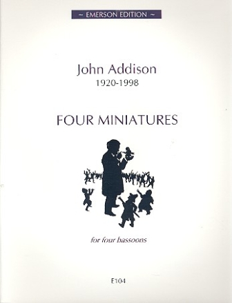 4 Miniatures for 4 bassoons parts