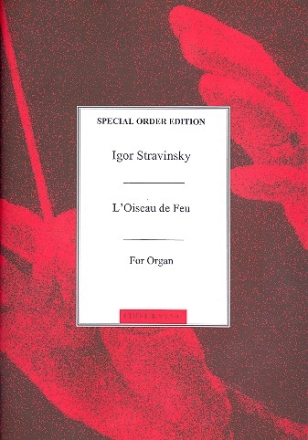 Berceuse and Finale from Firebird for organ archive copy