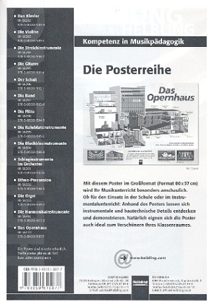 Poster Das Opernhaus 80x57cm