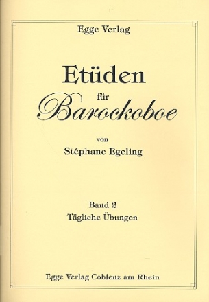 Etden Band 2 fr Barockoboe