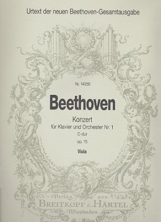 Konzert C-Dur op.15 Nr.1 fr Klavier und Orchester Viola