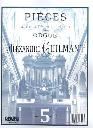 Pices dans differents styles vol.5 no.19 pour orgue