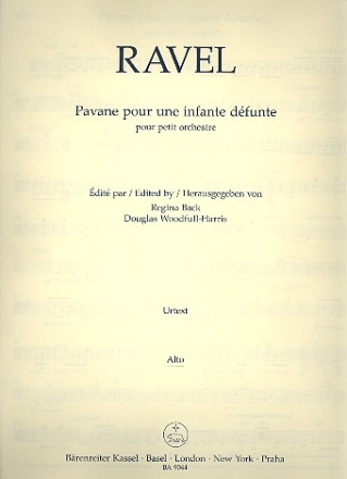 Pavane pour une infante dfunte pour pour petit orchestre Viola