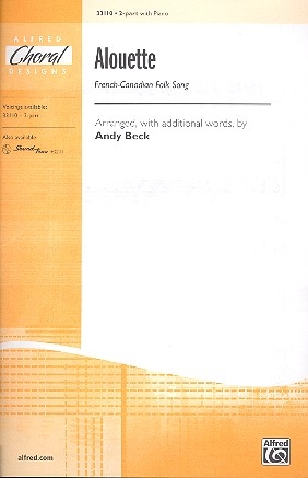 Alouette for 2-part chorus and piano score