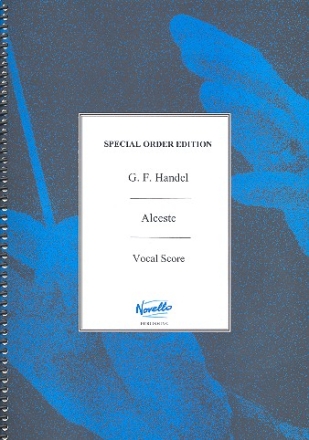 Alceste for mixed chorus and orchestra vocal score