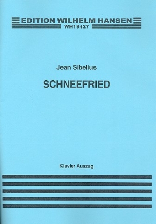 Schneefried op.29 fr Sprecher, gem Chor und Orchester Klavierauszug (dt/schwed/fin)