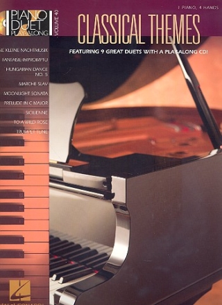 Classical Themes (+CD) piano duet playalong vol.40 score