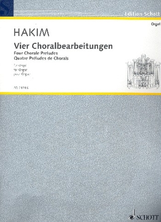 Vier Choralbearbeitungen fr Orgel