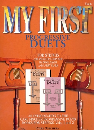 My first progressive Duets for strings violin score