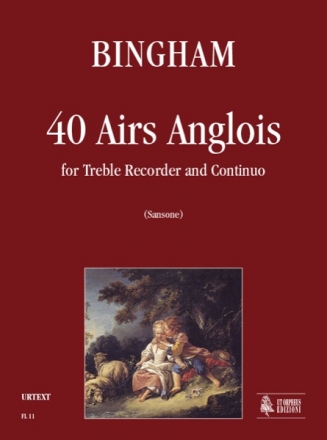 40 Airs Anglois for treble recorder and Continuo