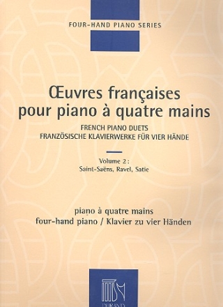 Oeuvres francaises vol.2  pour piano  4 mains