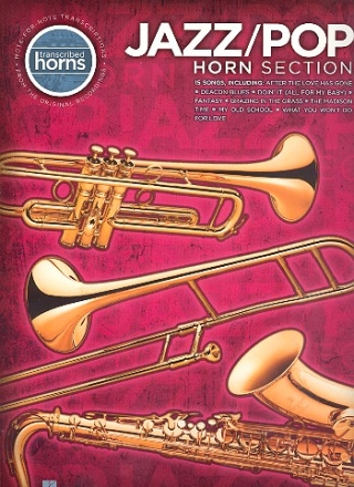 Jazz/Pop Horn Section: for voice, trumpet, saxophones and trombones score