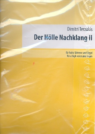 Der Hlle Nachklang Nr.2 fr Gesang (hoch) und Orgel