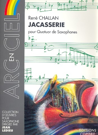 Jacasserie pour 4 saxophones partition et parties