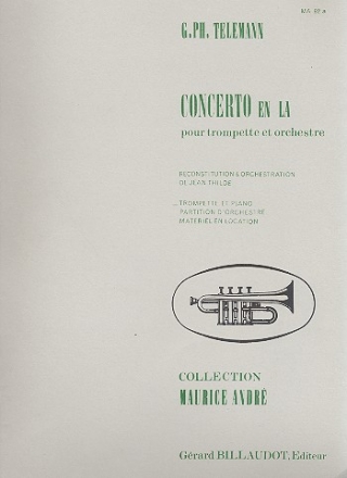 Concerto la majeur pour trompette et piano