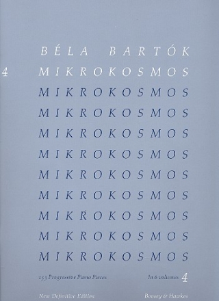 Mikrokosmos vol.4 (nos.97-121) for piano (en/por/sp/jap)