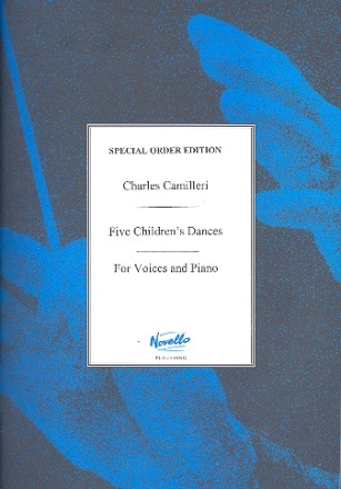 5 Children's Dances for voices and piano score (engl/maltesisch) Verlagskopie