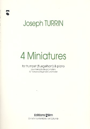 4 Miniatures for trumpet (fluegelhorn) and piano