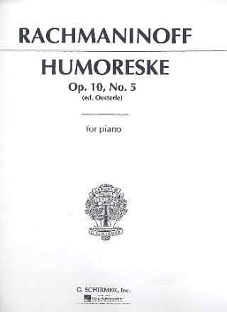 Humoreske op.10,5 for piano