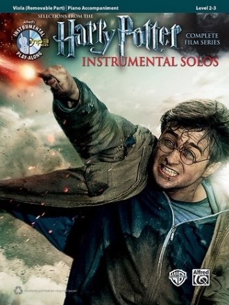 Harry Potter Instrumental Solos (+CD) for viola and piano