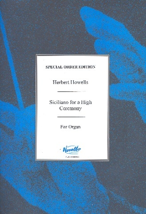 Siciliano for a high Ceremony for organ archive copy