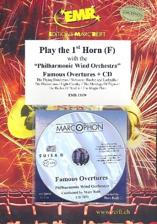 Famous Ouvertures (+CD) for horn in F