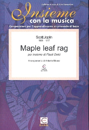 Maple Leaf Rag fr 7 Blockflten (SSAATTB) Partitur und Stimmen