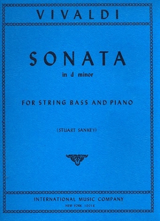 Sonata d minor op.2,3 for string bass and piano