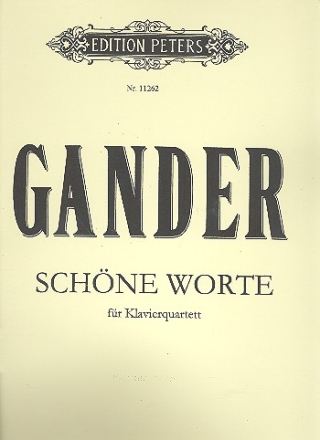 Schne Worte fr Violine, Viola, Violoncello und Klavier