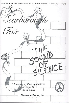 Scarborough Fair / The Sound of Silence for mixed chorus and piano (rhythm group ad lib) score