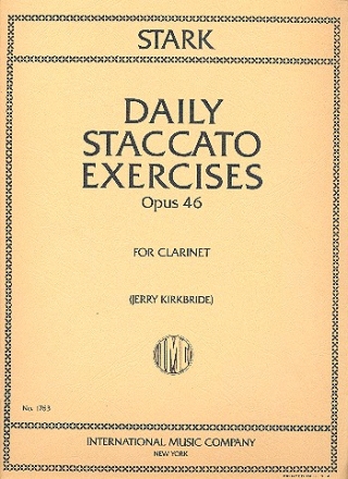 Daily Staccato Exercises op.46 for clarinet