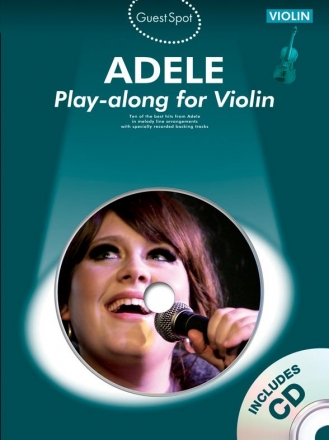 Adele (+CD): for violin Guest Spot Playalong