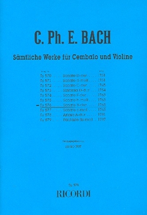 Sonate B-Dur fr Violine und Cembalo