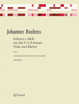 Scherzo c-Moll fr Viola und Klavier 2 Spielpartituren