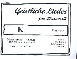 Geistliche Lieder fr Blasmusik Bass 1 in C/Bariton in C/ Posaune 2+3/