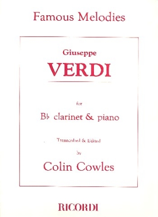 Famous Melodies for clarinet and piano