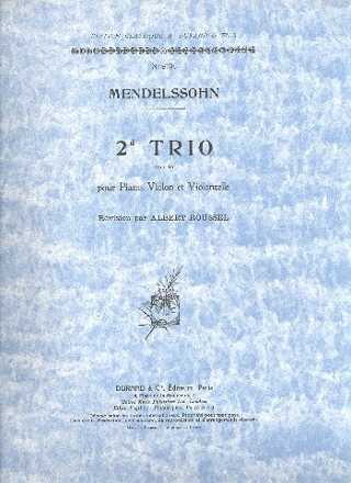 Trio Nr.2 op.66 fr Violine, Violoncello und Klavier Stimmen