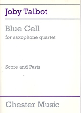 Blue Cell for 4 saxophones (SATBar) score and parts