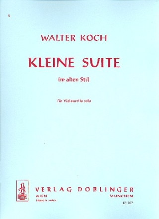 Kleine Suite im alten Stil fr Violoncello