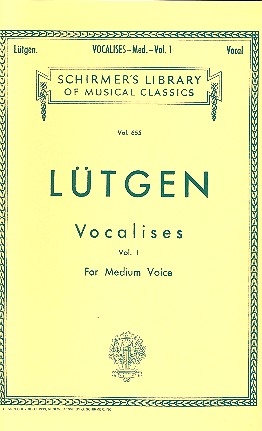 Vocalises vol.1  for medium voice and piano