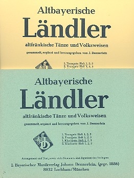 Altbayrische Lndler Band 1: fr 2 Klarinetten und 2 Trompeten Stimmen (2Hefte)