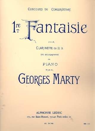 Fantaisie no.1 pour clarinette et piano