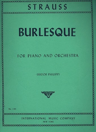 Burlesque for piano and orchestra piano reduction