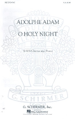 O holy Night for mixed choir and piano score