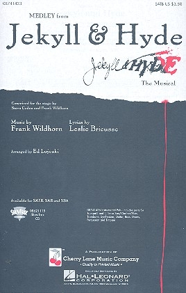 Jekyll and Hyde Medley for mixed choir and piano score