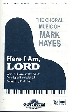 Here I am Lord for mixed chorus and piano score