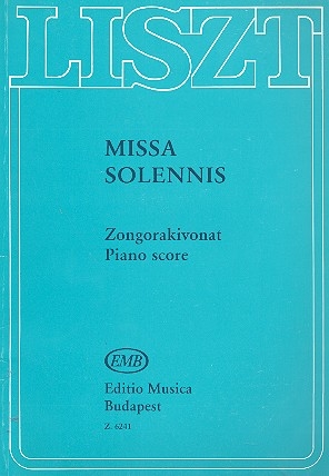 Missa Solemnis fr Soli (SATB), Chor und Orchester Klavierauszug