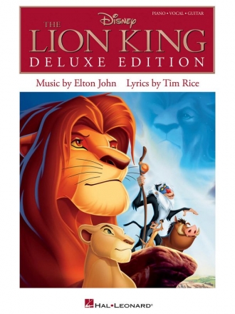 The Lion King: Deluxe Edition for piano/vocal/guitar