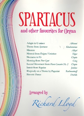 Spartacus and other Favourites for organ