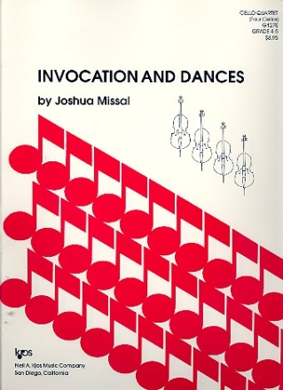 Invocation and Dances fr 4 Celli Partitur und Stimmen